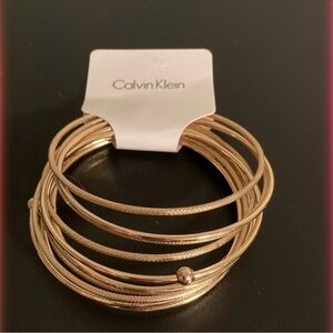 Calvin Klein Elegant Gold Bangle Bracelet Set